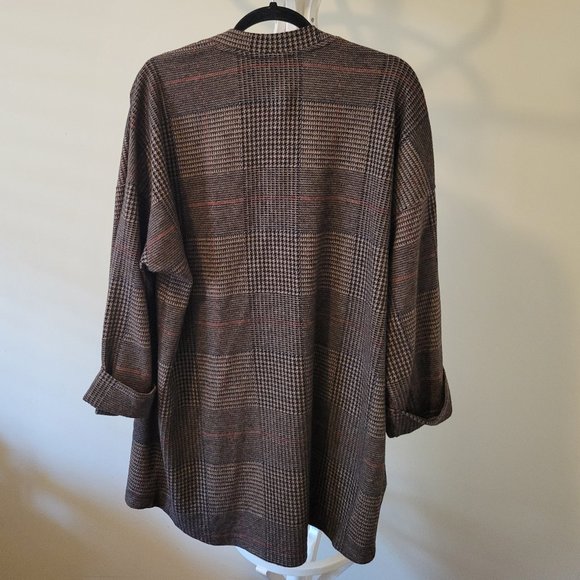 Twik Check-print Cardigan - Picture 3 of 3